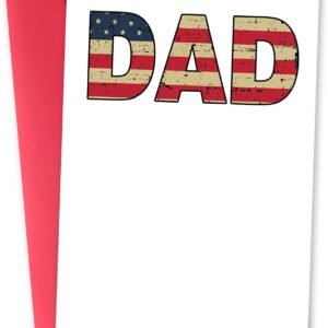 Funny Fathers Day Card for Dad, Humor Father's Day Card Gift from Wife Son Daughter, Birthday Greeting Card for Dad, Unique Daddy Cards