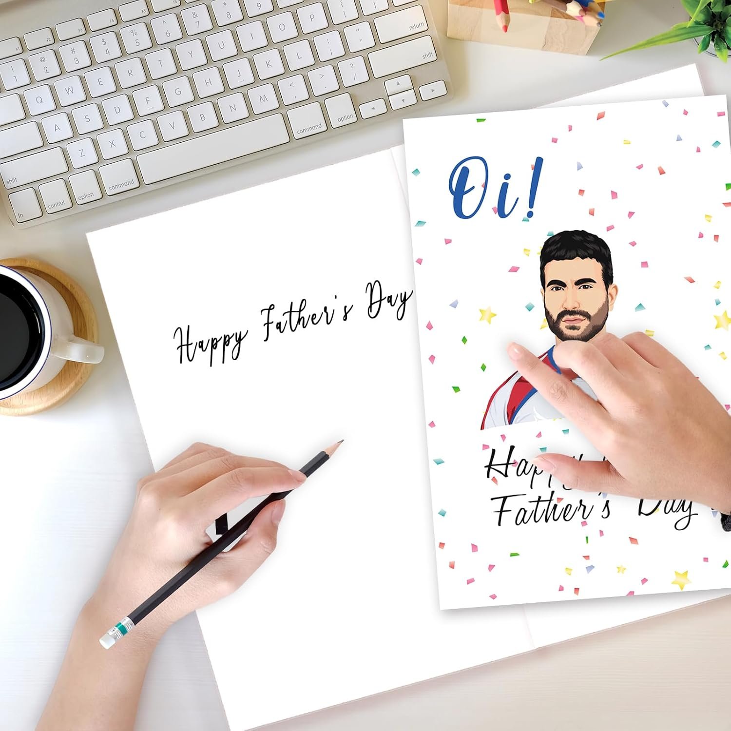 Funny Lasso Fathers Day Card for Dad, Humorous Roy Kent Father's Day Card Gift from Daughter Son, Gift Idea for Dad With Envelope - Image 2
