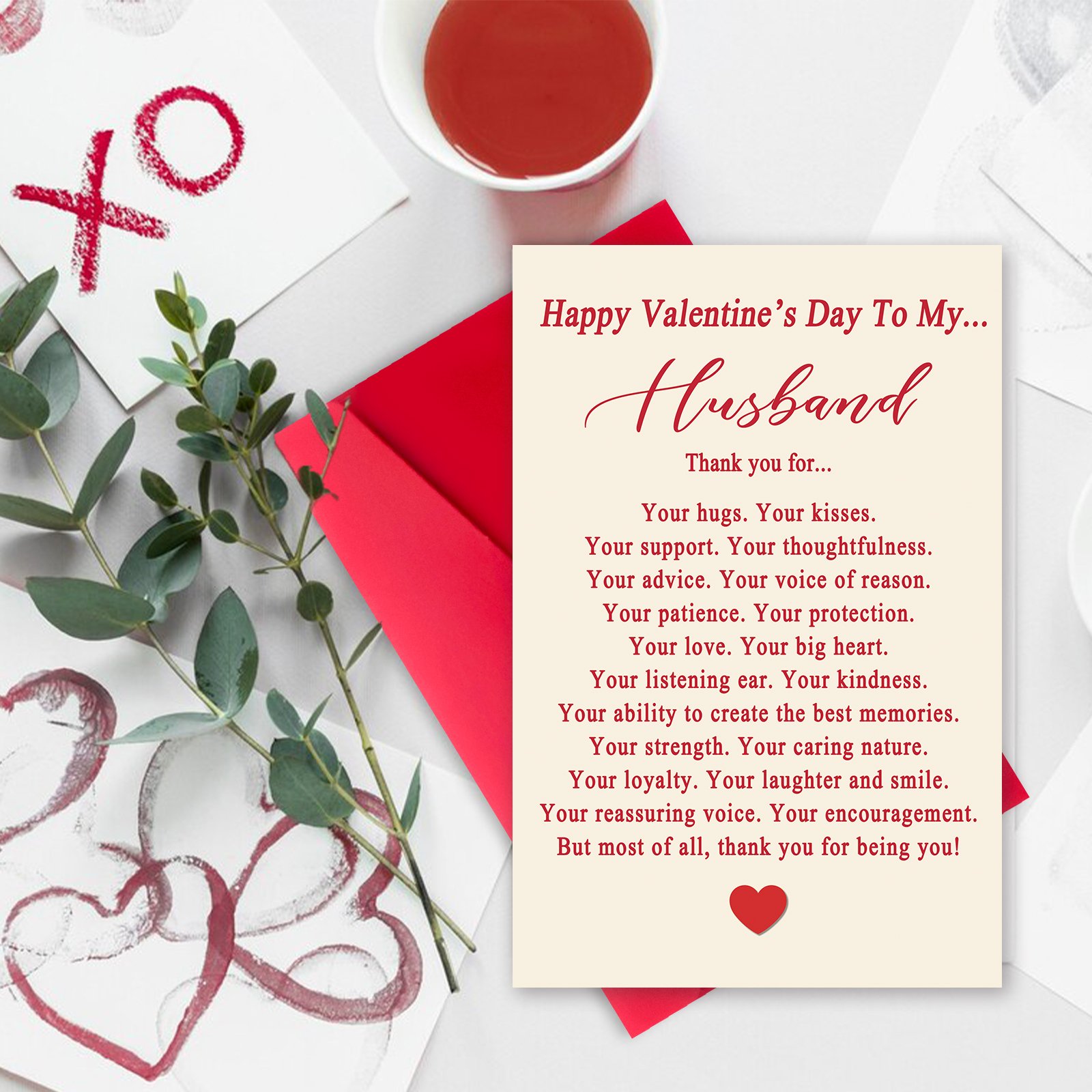 Funny Valentine's Day Card for Husband, Romantic Valentines Day Gift from Wife, Men Valentine Gifts - Image 4