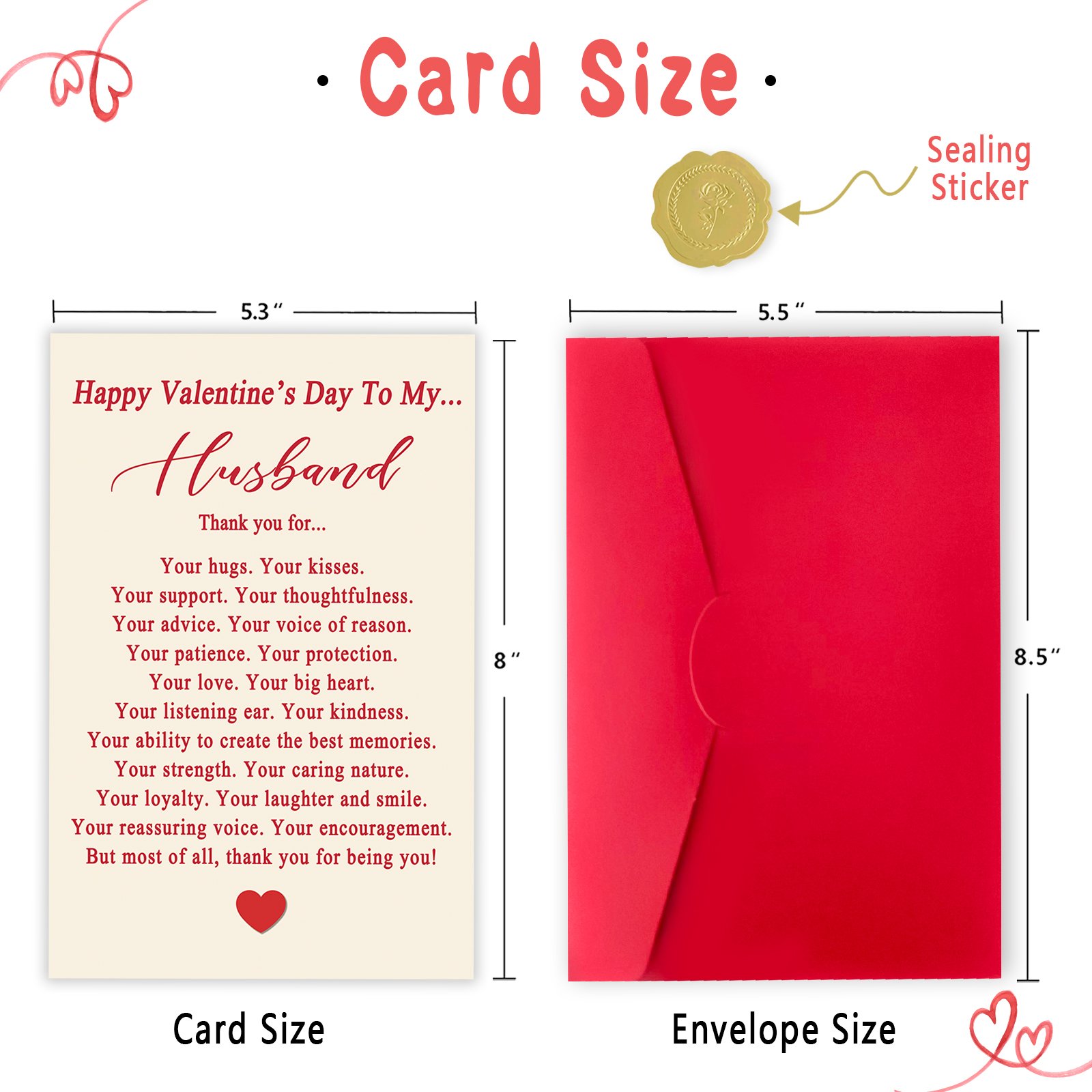 Funny Valentine's Day Card for Husband, Romantic Valentines Day Gift from Wife, Men Valentine Gifts - Image 2