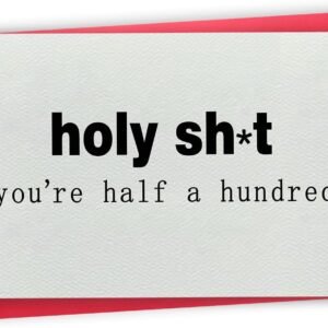 Funny 50th Birthday Card for Men Women, Rude 50th Birthday Gift for Him Her, Cheeky 50 Years Old Birthday Card for Friend